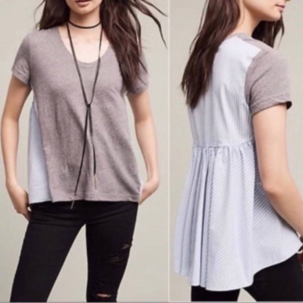 Anthropologie Deletta Callista Swing Top